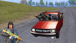 Victor Squad full m249 heart attack 😂😱 Pubg Mobile Funny! #1