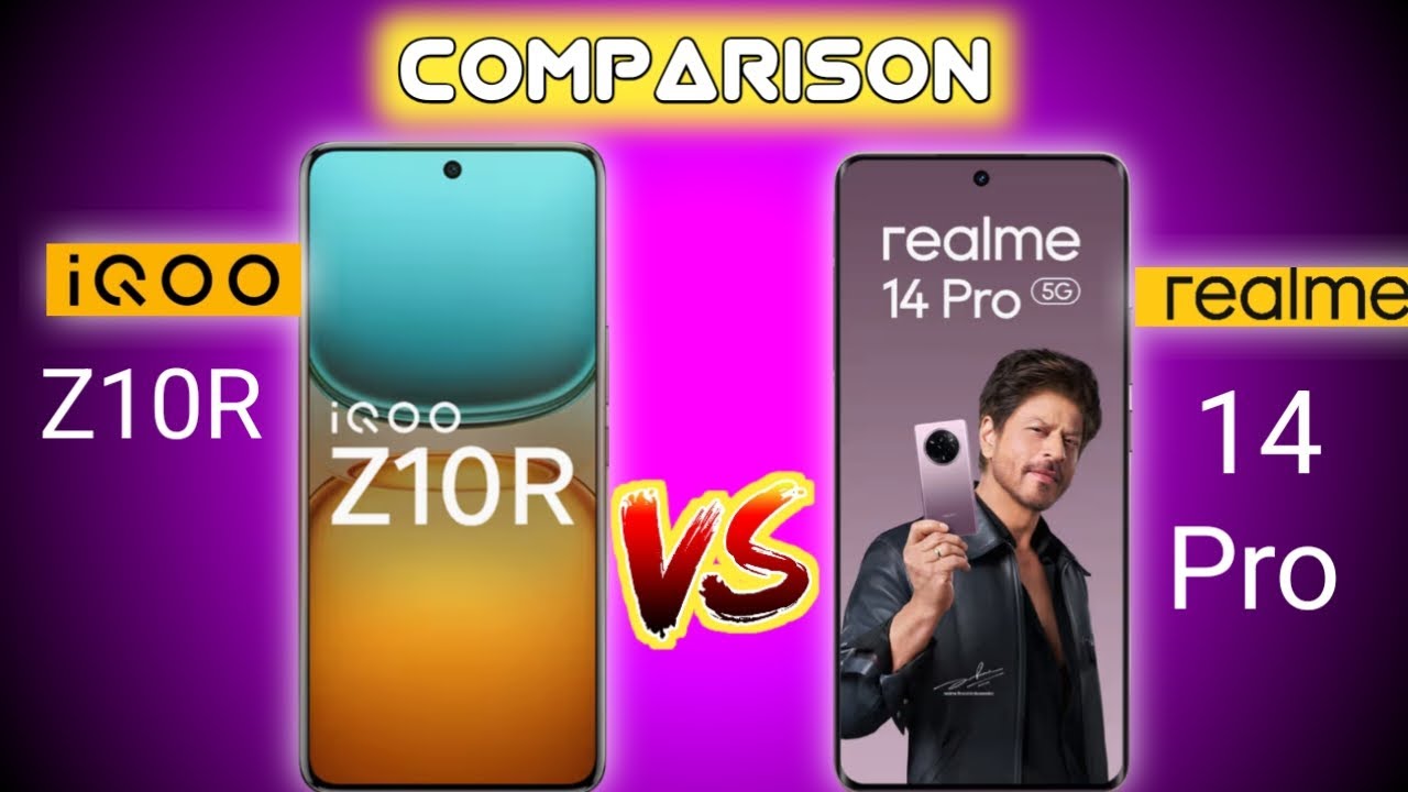 Realme 14 Pro vs iQOO Z10R 😱❓ specs compared 