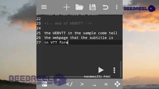 introduction to HTML (TRACK: SUBTITLE CREATION & EMBEDDING) - EP 7