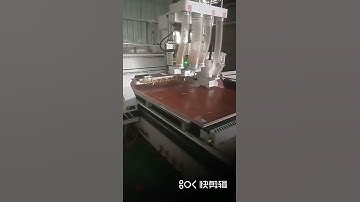 Multi-functional cnc router machine four spindles and with saw blade woodworking machine.