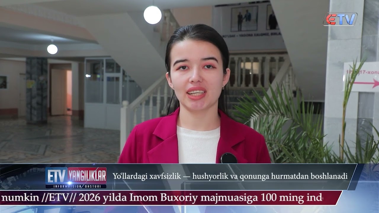 28.02.2026 Yangiliklar ID Yo'llardagi xavfsizlik hushyorlik va qonunga hurmatdan boshlanadi