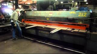 Wysong 1225 Mechanical Squaring Shear, 1/4 x 12' Capacity Mild Steel,