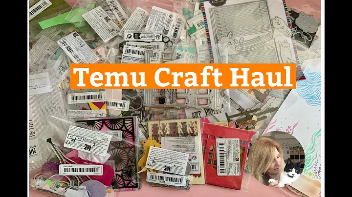 Huge Temu Craft Haul with Links and Samples // Lots of cute dies and more