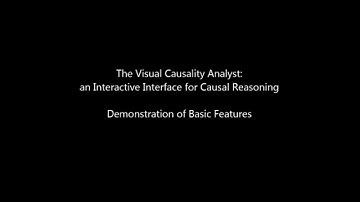 The Visual Causality Analyst