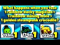 What happens when you fuse 1 rainbow ducky magician, 1 rainbow mining mole and 1 golden crocodile?