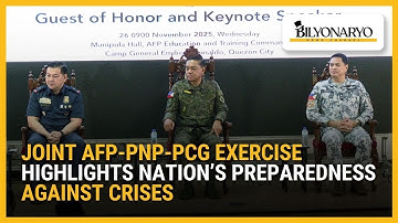 Joint AFP-PNP-PCG exercise highlights nation’s preparedness against crises |  The Daily Dish