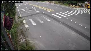 阿里山公路混凝土車擦撞機車 騎士險成肉餅