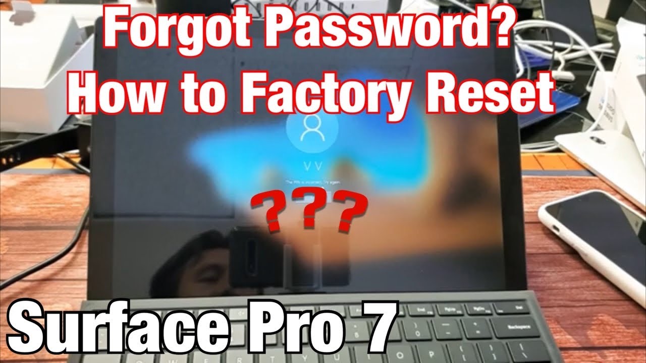 microsoft surface forgot password factory reset