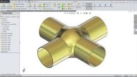 SolidWorks tutorial four Pipe Joints