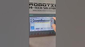 HMI interface for milling ABB robot #robot #robotics #milling #machining