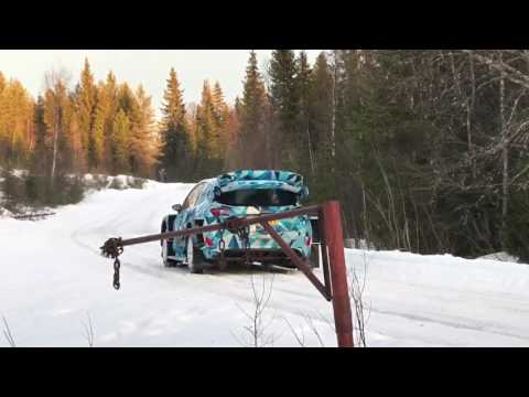 Sebastien Ogier test Ford Fiesta in Sweden