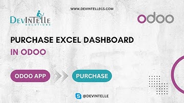 Purchase Excel Dashboard in Odoo | Purchase Dashboard odoo