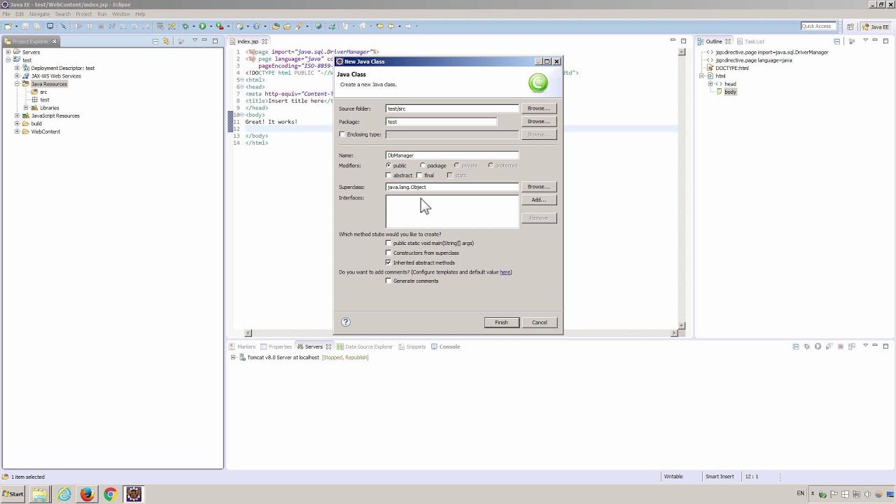 Make Java Web Application Connect To MySQL - YouTube