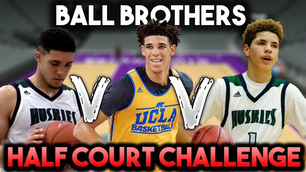 WHAT BALL BROTHER CAN HIT A HALFCOURT SHOT FIRST? LONZO VS LAMELO VS