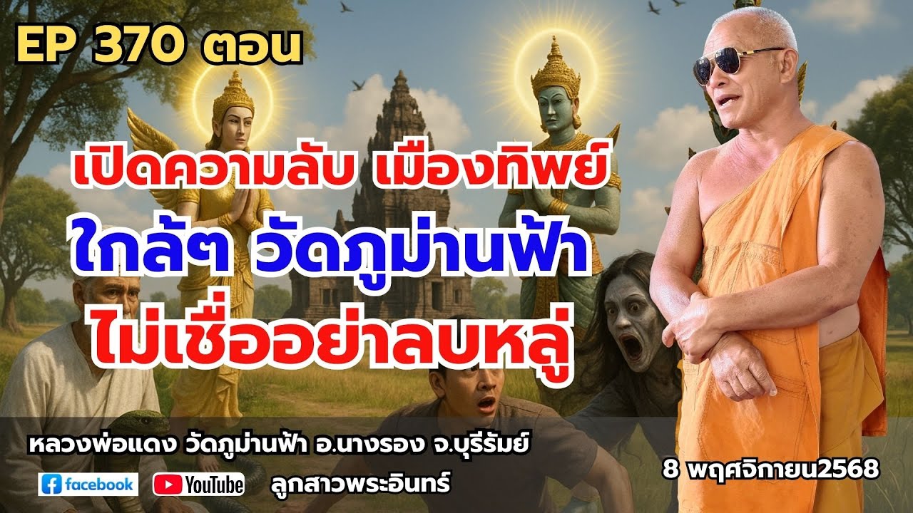 Ep 370  เปิดความลับ เมืองทิพย์ ใกล้ๆ วัดภูม่านฟ้า ไม่เชื่ออย่าลบหลู่