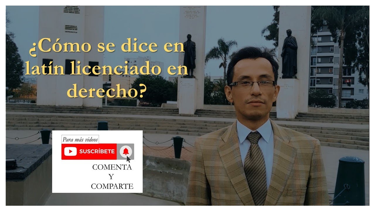 Cómo Se Escribe Derecho En Latín