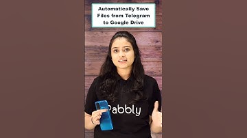 How to Save Files from Telegram to Google Drive #shorts