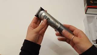 Відео огляд: Бездротова машинка для стрижки волосся GEMEI GM-6112 акумуляторна, окантувальна машинка