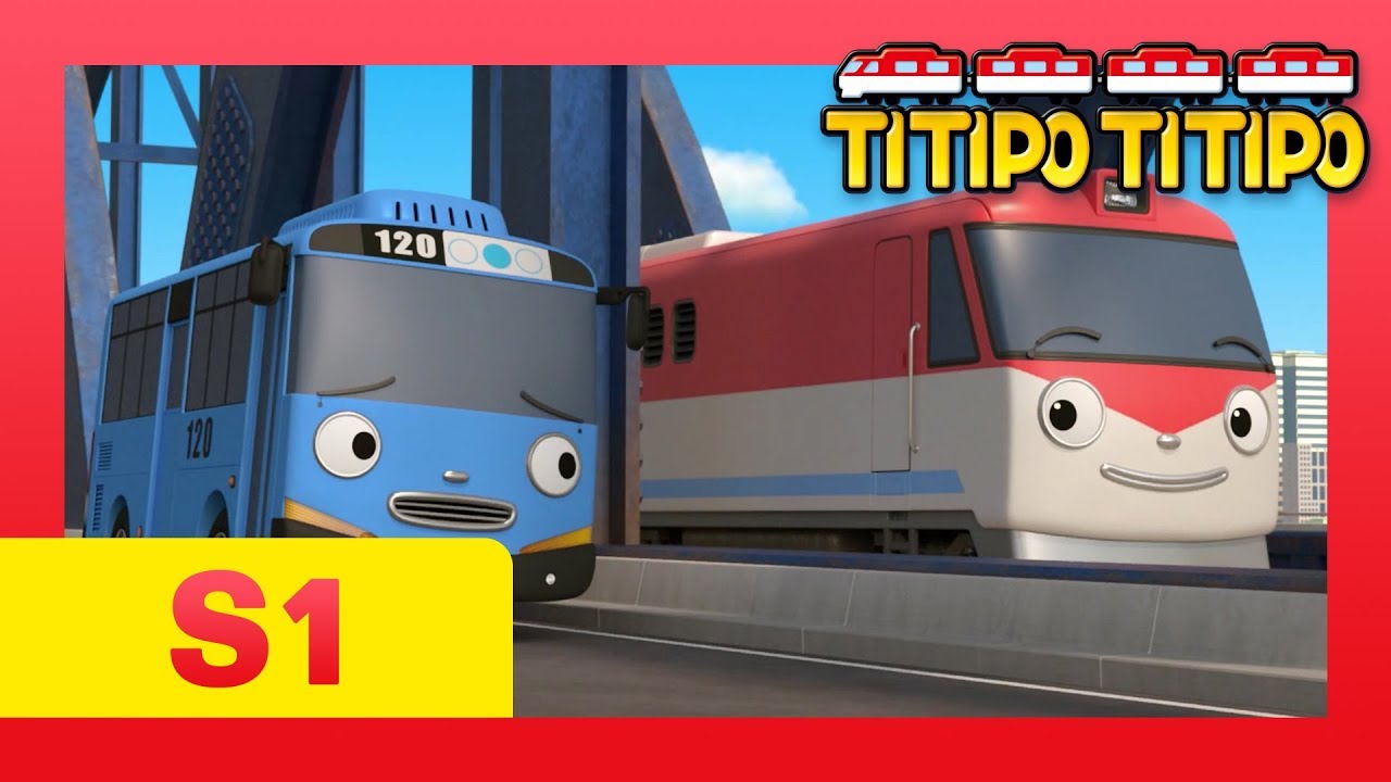 Titipo S1 E15 Titipo y Tayo l Caricaturas para Niños l Titipo Titipo Español