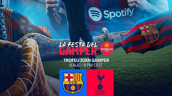 Pretemporada: F.C.Barcelona vs Tottenham Hotspur en el Trofeo Joan Gamper 2023-24
