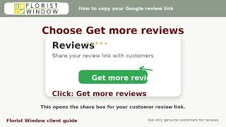 Google Review Link and QR code for more reviews