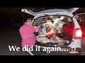 DUMPSTER DIVIN// OOPS WE DID IT AGAIN... lol packed the whole car FULL!!