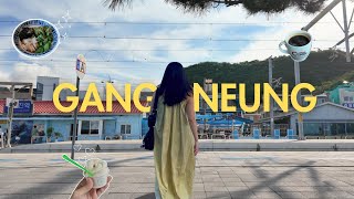 2 Days Solo Trip to GANGNEUNG Korea Vlog 🇰🇷 BTS bus stop, Must-try food 😋