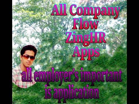 All Company flow zingHR apps // All Employees Download the Biometric apps