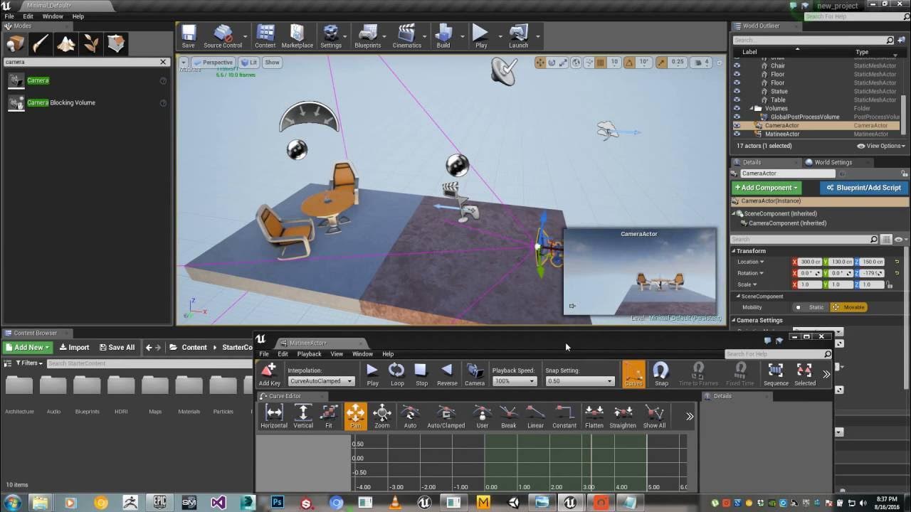 how to make camera animation in unreal engine YouTube
