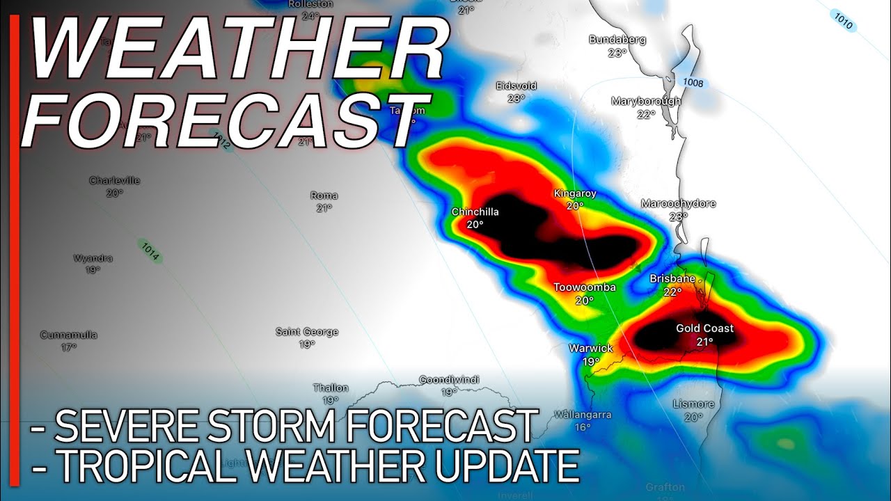 Powerful Dangerous Severe Thunderstorms Forecast to Lash Brisbane and ...