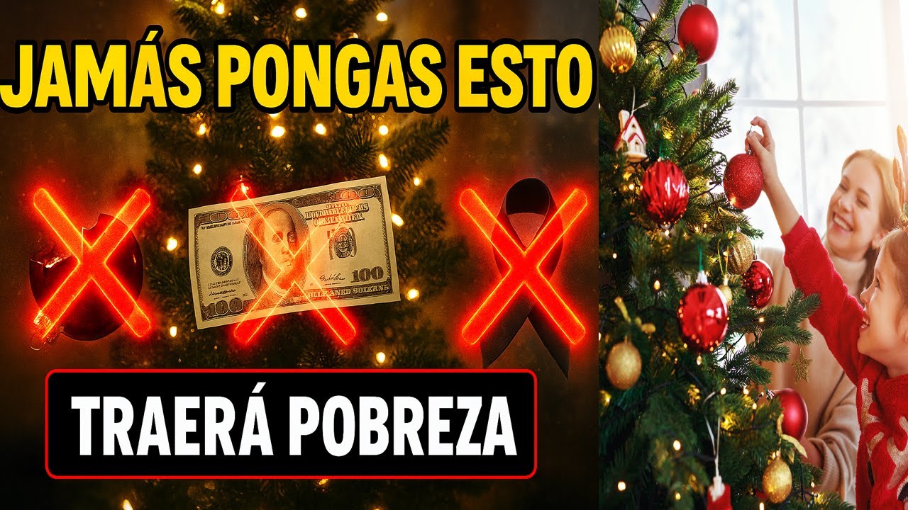 3 cosas prohibidas en el árbol de Navidad: traen mala suerte