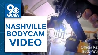 Nashville police release body cam video showing officers confronting school shooter