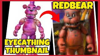 How I Transformed a Tie Dye Freddy Action Figure Into Redbear (FNaF World)