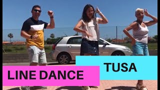 Tusa ( Version Cumbia ) Baile en Linea // Line Dance // Ballo di Gruppo