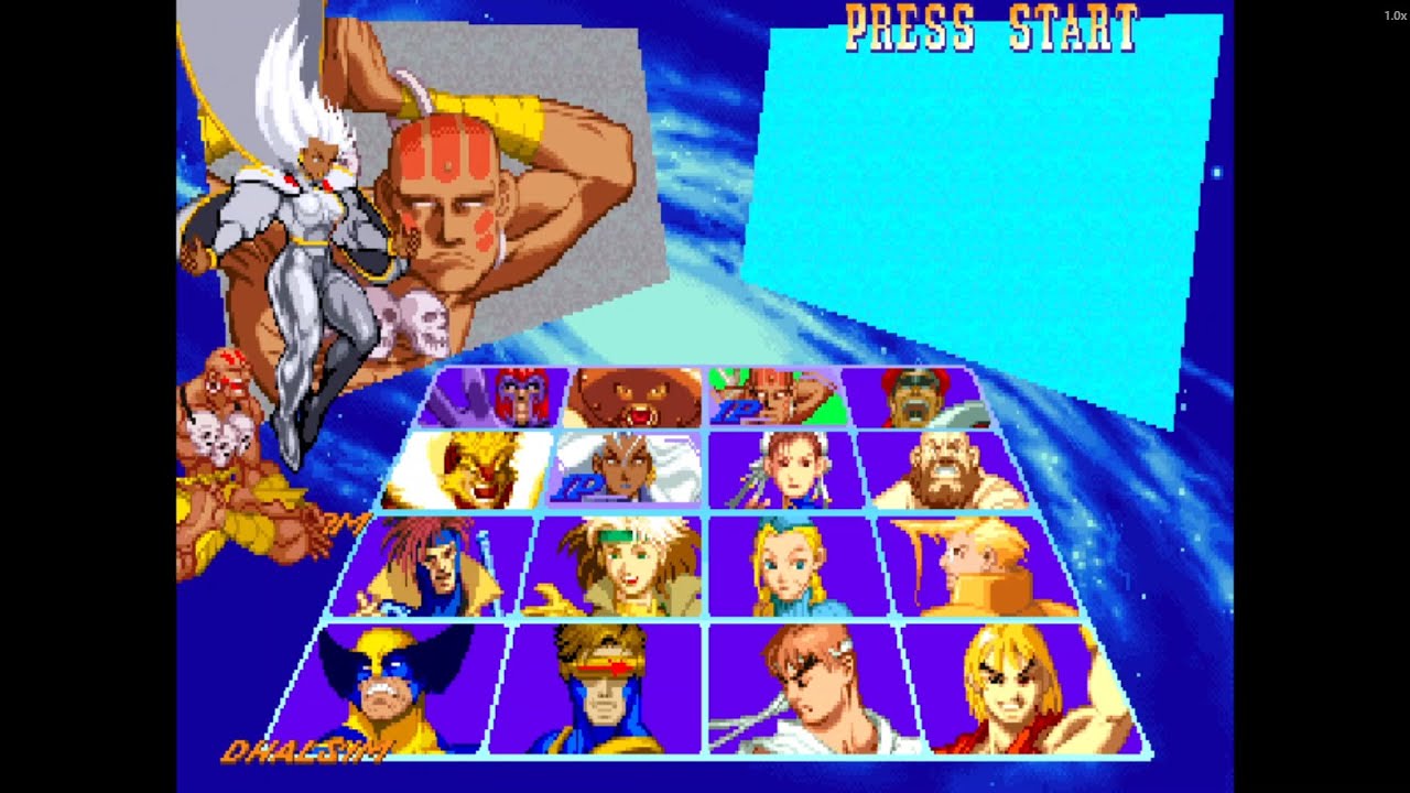 Storm & Dhalsim Control the Battlefield! | X-Men vs Street Fighter Arcade Gameplay