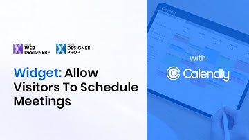 Add a Calendly Widget to Your Modular Website - Book Meetings Easily | Xara