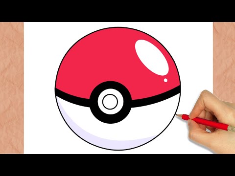 Como Desenhar uma POKEBOLA I Pokémon