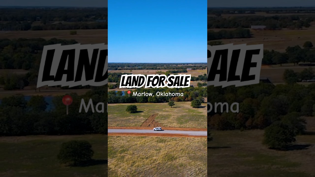 Land for Sale in Marlow, Oklahoma with Owner Financing!