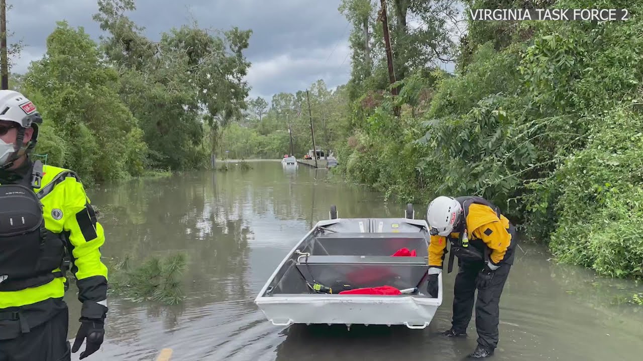 Virginia Task Force 2 helping Louisiana residents after Hurricane Ida ...