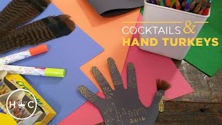 Hand Turkey Craft | Cocktails & Creativity