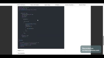 Interview 9 : Count distinct elements in a window of size k