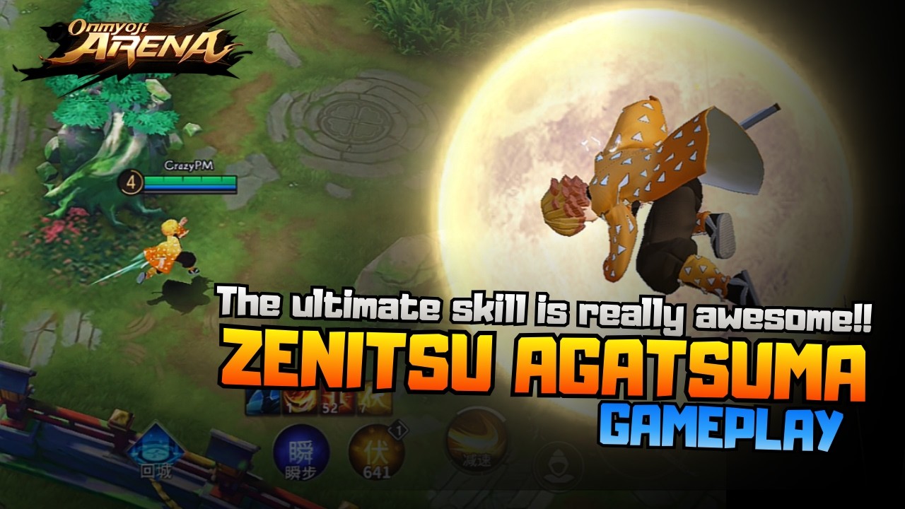 ONMYOJI ARENA | DEMON SLAYER COLLAB | ZENITSU Gameplay