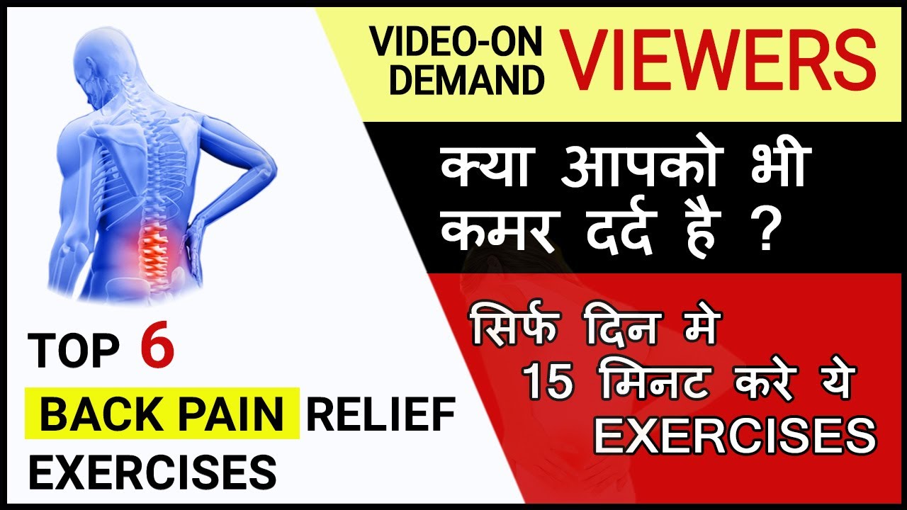 Back Pain / Back Pain Relief Exercises Video | कमर दर्द को ठीक करने  वाले व्यायाम ||