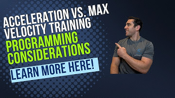 Acceleration vs Max Velocity Training | How To Safely Build Sprint Speed Without Hamstring Injuries