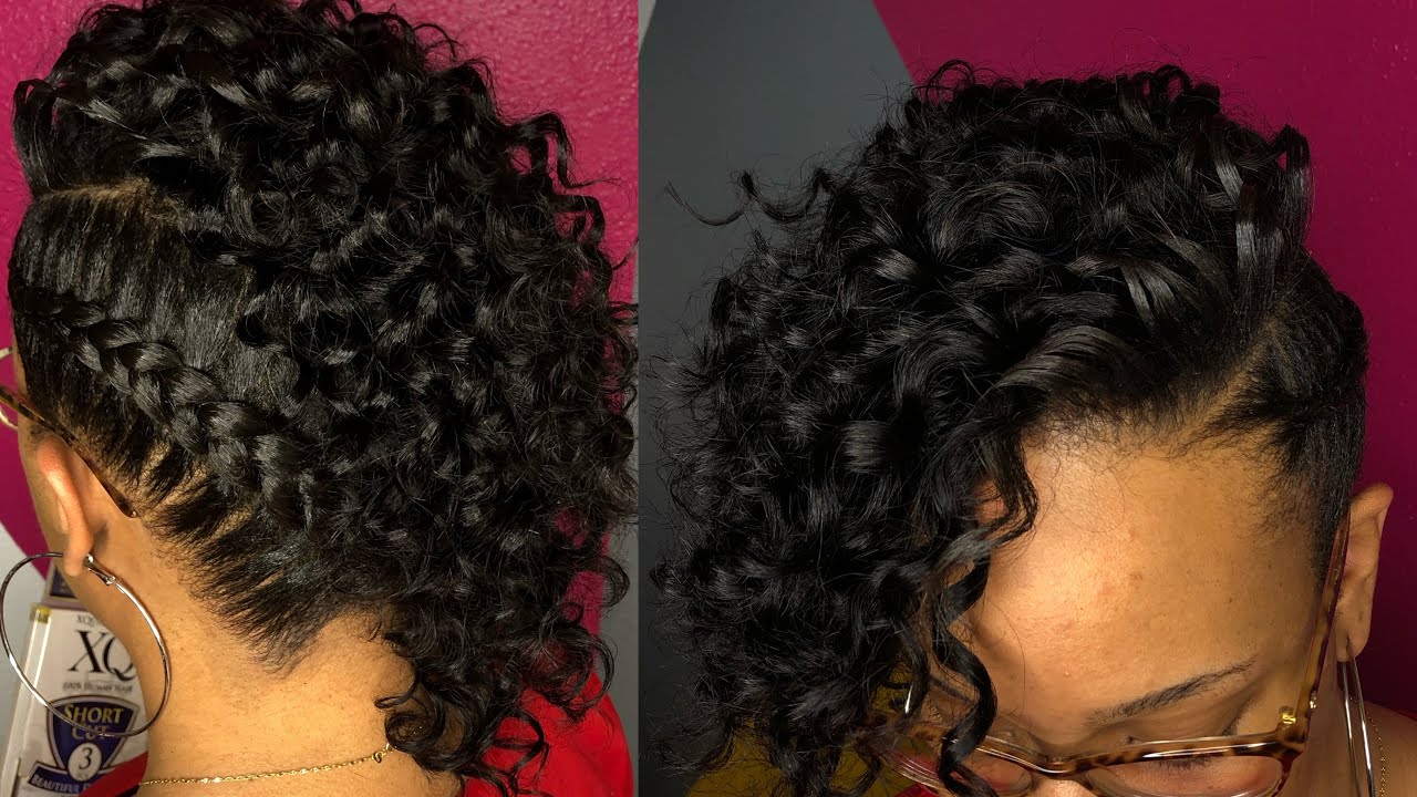 Partial Quickweave with a Stitch Braid