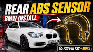 BMW ABS Light Fix! Rear ABS Sensor Replacement | F20 F21 F30 F31 F32 F80 F82