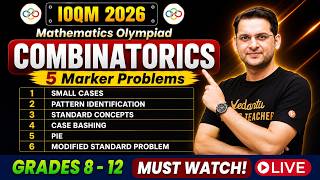 IOQM 2026 Combinatorics 5 Marker Problems | Math Olympiad IOQM | Abhay Sir | VOS
