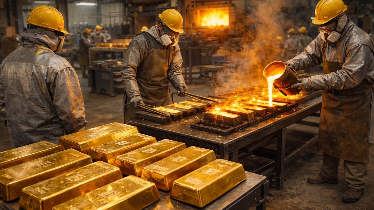 Inside the 24K Gold Refining Process — From Mining to Gold Bars