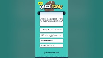 Quiz 88: Master Ruby Programming in 30 Seconds! #quiz #ruby #shorts #codingfacts