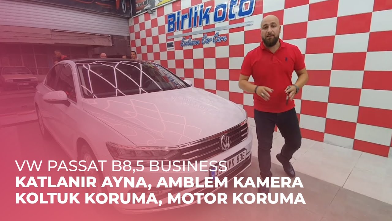 Bergama'dan Manisa'ya // VW Passat B8,5 // Katlanır Ayna, Amblem Kamera, Koltuk Koruma, Motor Koruma